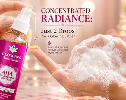 Glowing Face Wash with AHA Brightening Complex (100ml)
