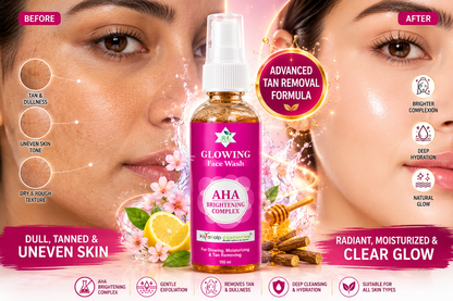 Glowing Face Wash with AHA Brightening Complex (100ml)