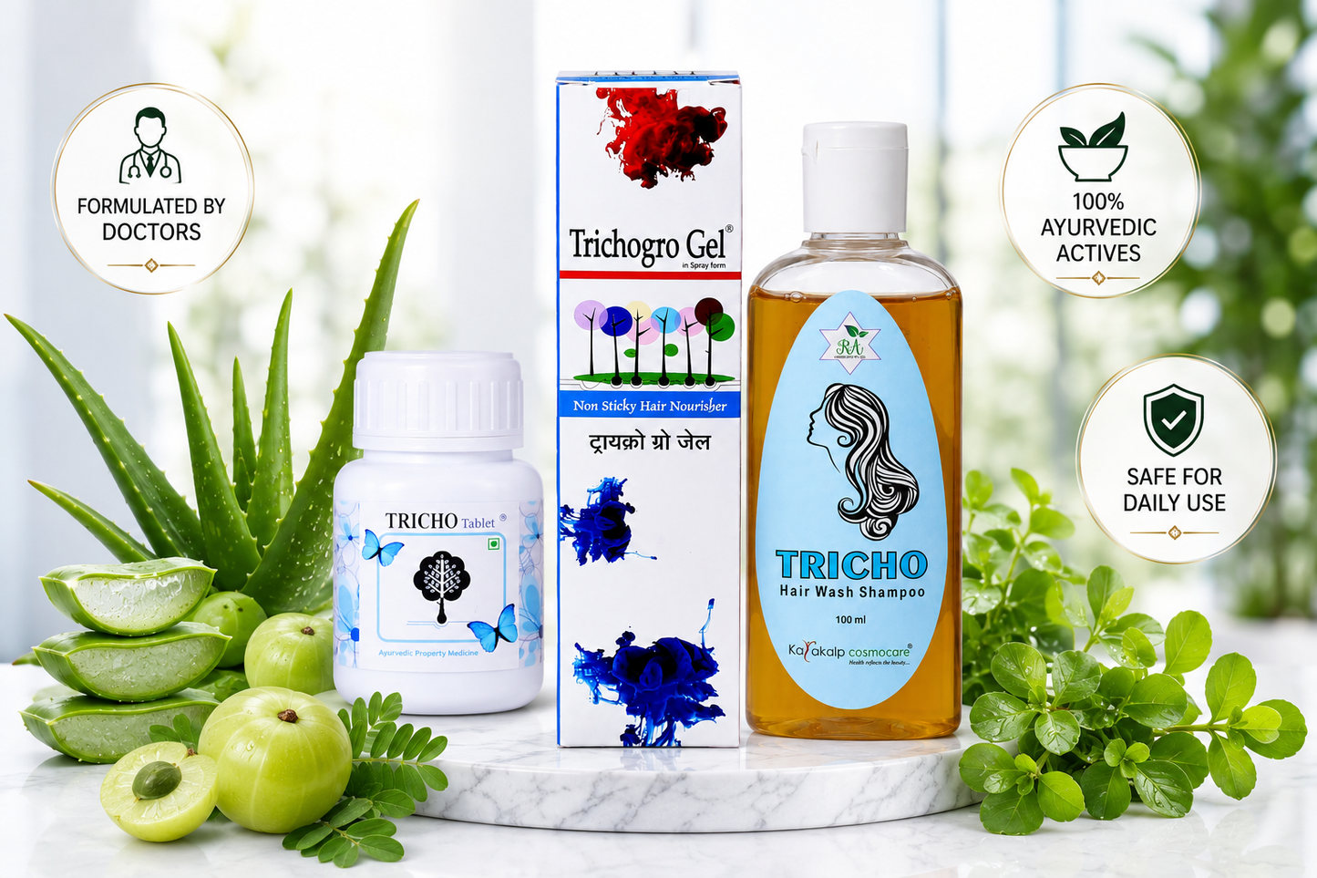 The Complete 360° Hair Healing Ritual (3-Step System)