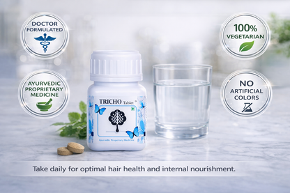 Tricho Ayurvedic Hair Growth Tablets (60 Tablets)