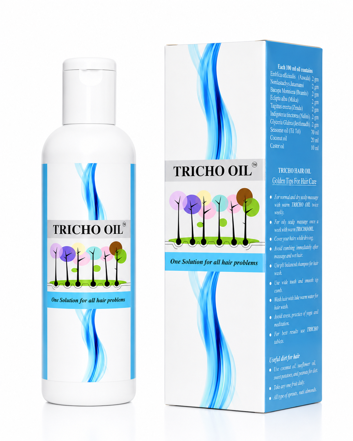 Tricho Ayurvedic Hair Oil - Deep Scalp Nutrition (100ml)