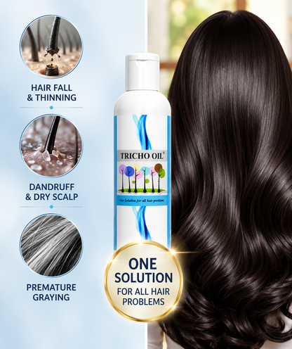 Tricho Ayurvedic Hair Oil - Deep Scalp Nutrition (100ml)