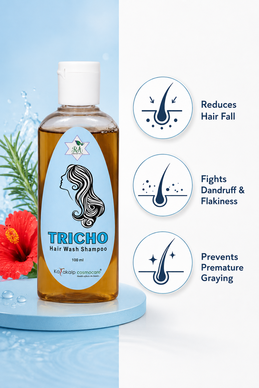 Tricho Hair Wash Shampoo - Complete Scalp Therapy (100ml)