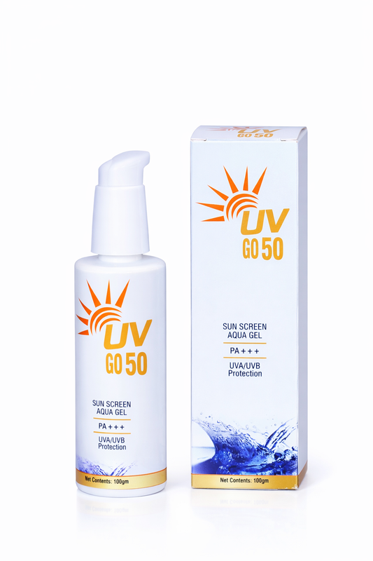 UV GO 50 Sunscreen Aqua Gel - SPF 50 PA+++ (100g)
