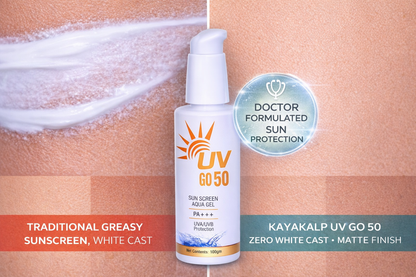 UV GO 50 Sunscreen Aqua Gel - SPF 50 PA+++ (100g)